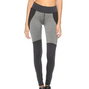 Michi shadow stretch net insert legging sz xs